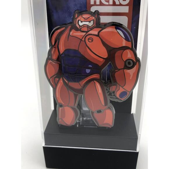 Disney FigPin Pin Big Hero 6 Armored Baymax Red Suit Figpin #406 Jumbo Pin - Picture 5 of 8
